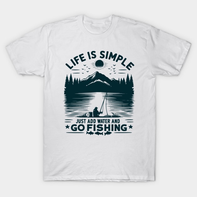 fishing T-Shirt by AOAOCreation